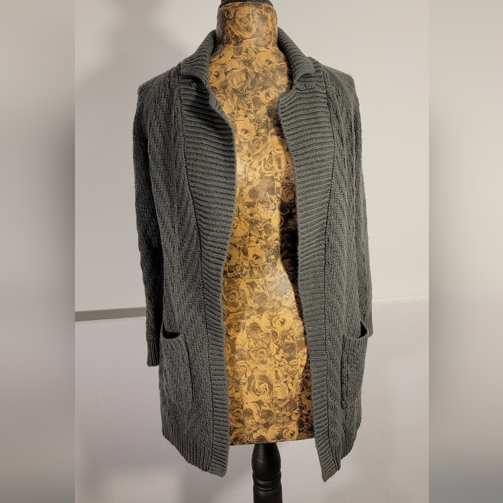 Candie's Dark Gray Knit Cardigan